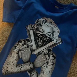 Marlyn monroe shirt old school